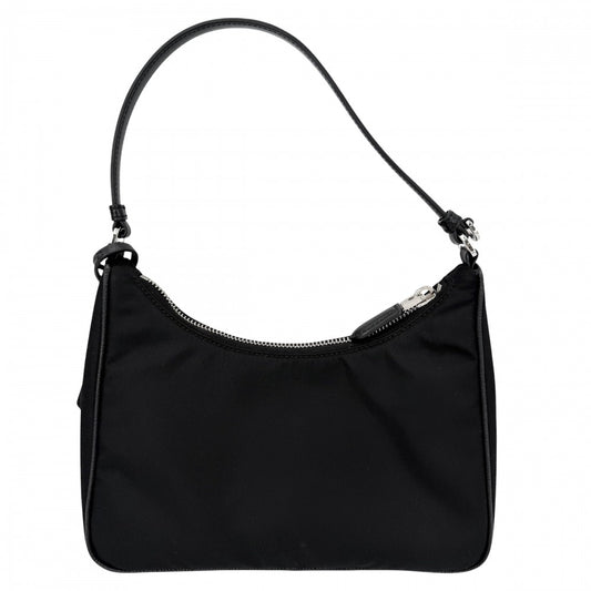 PRADA プラダ ハンドバッグ Re-Edition2005 Re-Nylon トライアングルロゴ 1N204M ナイロン ブラック 黒 シルバー金具 レディース【中古品】