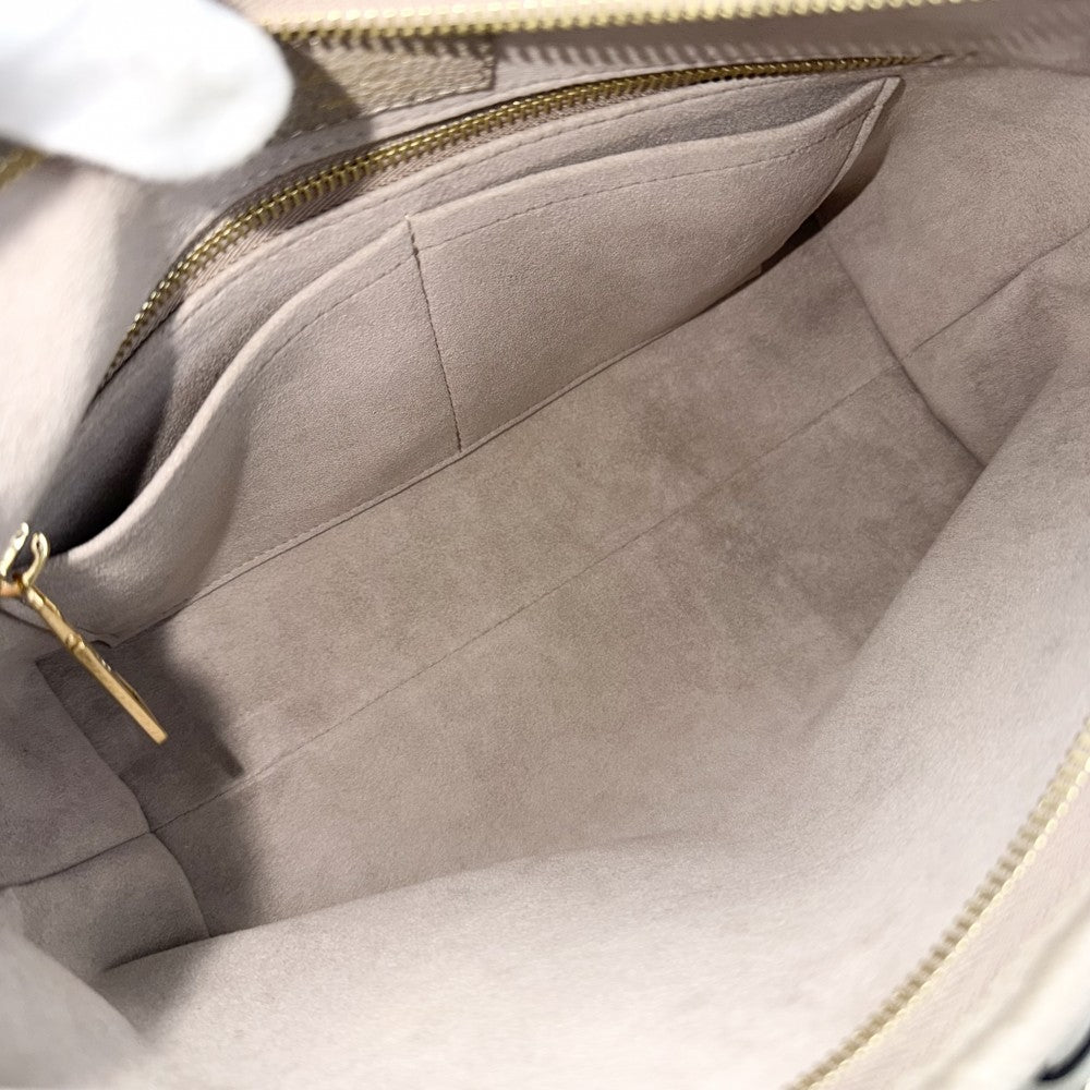 LOUIS VUITTON ルイヴィトン ショルダーバッグ モノグラムアンプラント キャリーオール ジップ NM PM ベージュ M47180 トゥルトレールグレー クリーム ゴールド金具 レディース【中古品】