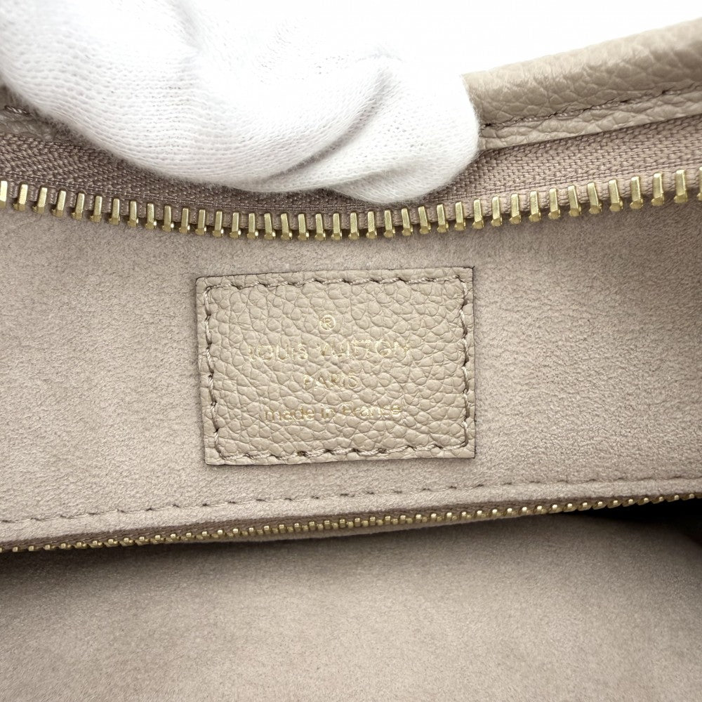 LOUIS VUITTON ルイヴィトン ショルダーバッグ モノグラムアンプラント キャリーオール ジップ NM PM ベージュ M47180 トゥルトレールグレー クリーム ゴールド金具 レディース【中古品】