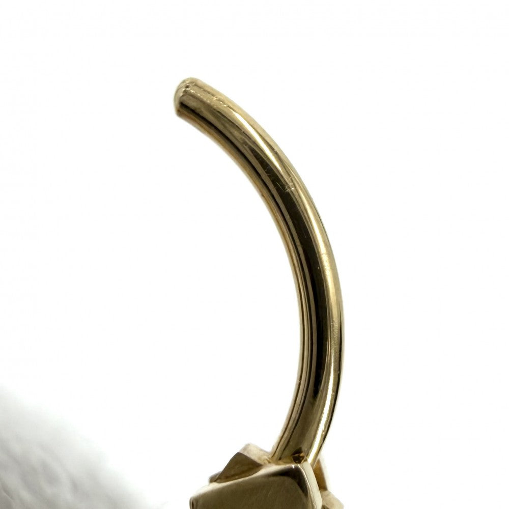 CARTIER カルティエ ピアス フープピアス ラブ シングル ビス 18金YG Au750 ジュエリー アクセサリー K18イエローゴールド レディース 約1.6g【中古品】