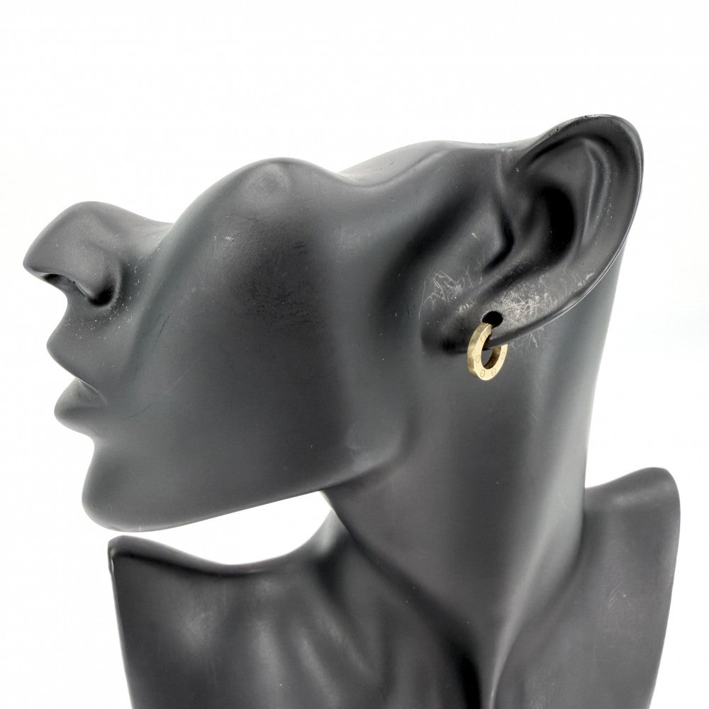 CARTIER カルティエ ピアス フープピアス ラブ シングル ビス 18金YG Au750 ジュエリー アクセサリー K18イエローゴールド レディース 約1.6g【中古品】