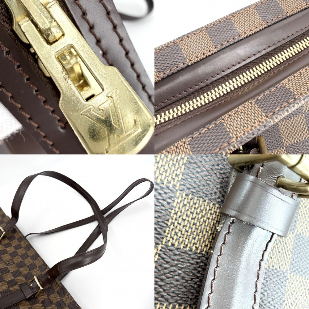 LOUIS VUITTON ルイヴィトン トートバッグ ダミエ チェルシー ハンドバッグ N51119 ブラウン 茶 ゴールド金具 レディース【中古品】