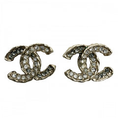 CHANEL シャネル ピアス ココマーク アクセサリー ラインストーン GP B13B ゴールド レディース 約3.5g 2013年【中古品】