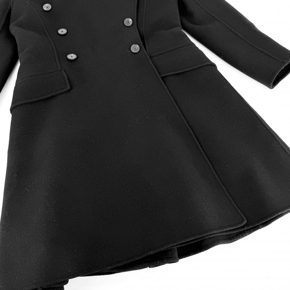 Christian Dior クリスチャンディオール アウター ダブルブレスト カシミヤコート ロングコート アパレル 服 40 ブラック 黒 冬 カシミヤ レディース【中古品】
