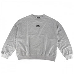 BALENCIAGA バレンシアガ スウェット 3B Sports Icon 刺繍 トレーナー トップス オーバーサイズ アパレル 服 L 697869 グレー 春 秋 冬 コットン メンズ【中古品】