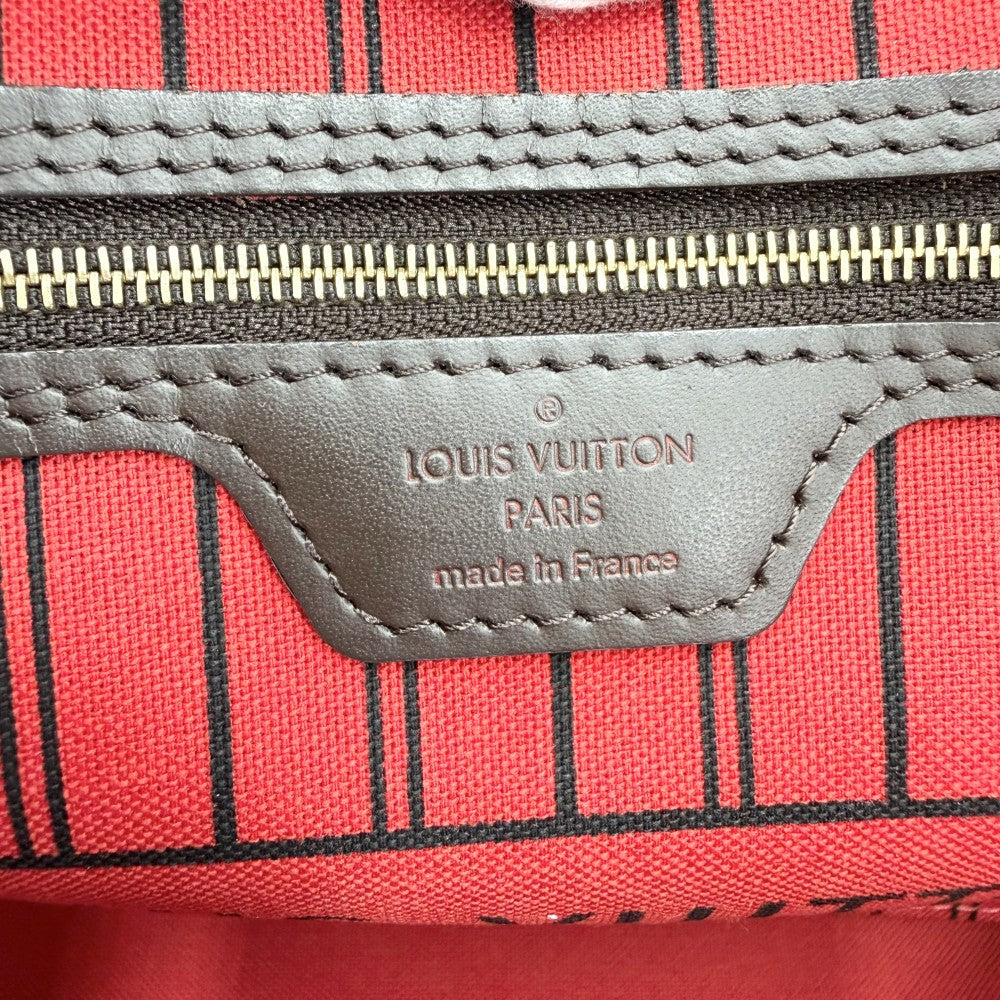 LOUIS VUITTON ルイヴィトン トートバッグ ネヴァーフルPM ハンドバッグ N40600 ダミエキャンバス ブラウン 茶 ゴールド金具 レディース【中古品】