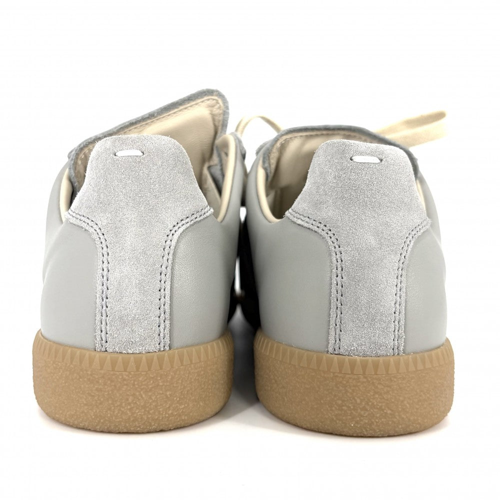 MARTIN MARGIELA マルタンマルジェラ スニーカー メゾンマルジェラ Maison Margiela レプリカ 靴 36 1/2サイズ 約23.5cm スウェード レザー ラバー グレー レディース【中古品】