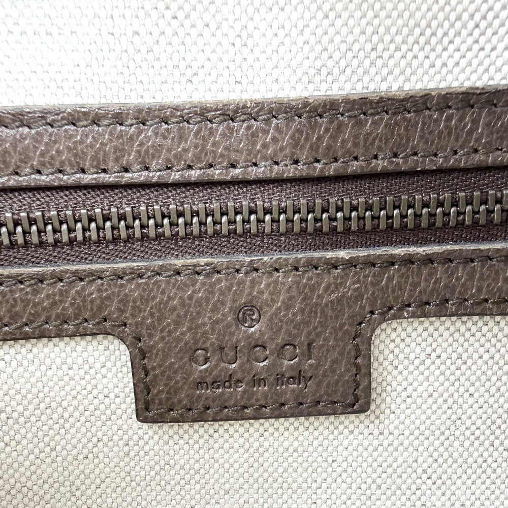 GUCCI グッチ ショルダーバッグ オフィディア スモールクロスボディバッグ 2WAY クラッチバッグ セカンドバッグ 699439 GGスプリームキャンバス レザー ベージュ ゴールド金具 メンズ【中古品】
