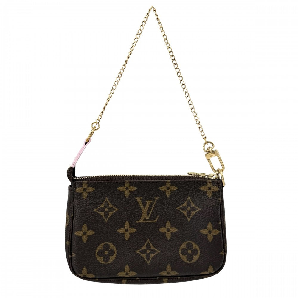 LOUIS VUITTON ルイヴィトン ハンドバッグ ミニポシェットアクセソワール ヴィヴィエンヌ ホリデイ アクセサリーポーチ M45905 モノグラムキャンバス ブラウン 茶 マルチカラー ゴールド金具 レディース【中古品】