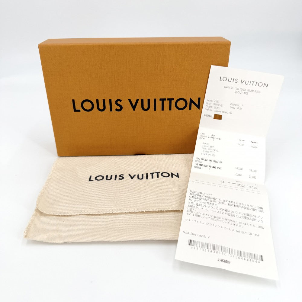 LOUIS VUITTON ルイヴィトン ハンドバッグ ミニポシェットアクセソワール ヴィヴィエンヌ ホリデイ アクセサリーポーチ M45905 モノグラムキャンバス ブラウン 茶 マルチカラー ゴールド金具 レディース【中古品】