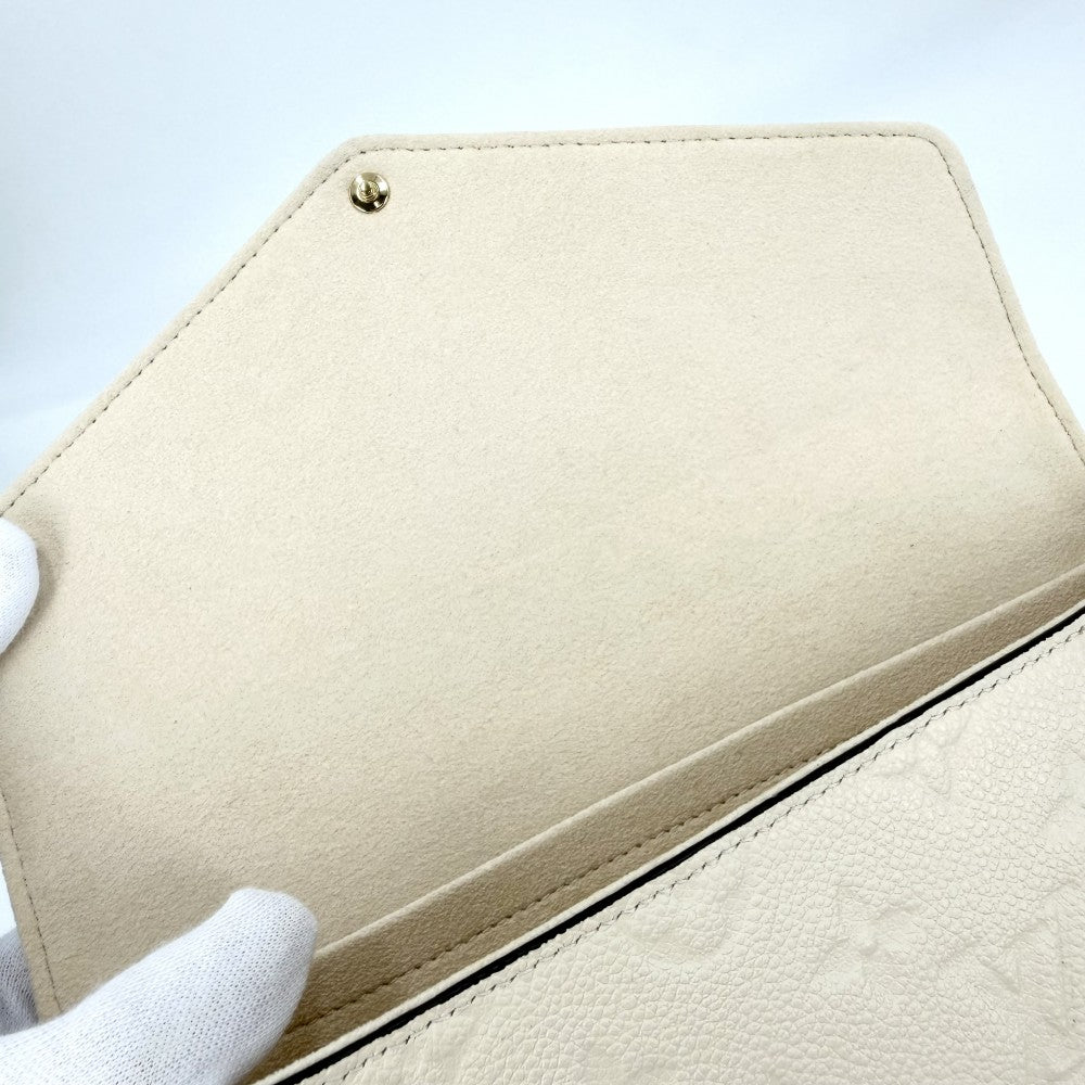 LOUIS VUITTON ルイヴィトン ショルダーバッグ モノグラムアンプラント ポシェットフェリシー チェーンウォレット 財布 クラッチバッグ ベージュ M82363 クリーム ゴールド金具 レディース【中古品】