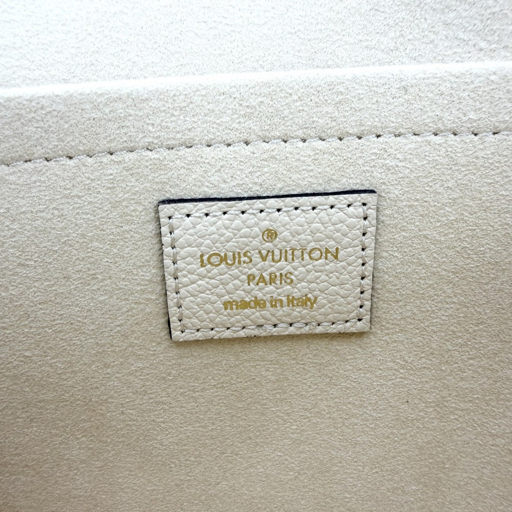 LOUIS VUITTON ルイヴィトン ショルダーバッグ モノグラムアンプラント ポシェットフェリシー チェーンウォレット 財布 クラッチバッグ ベージュ M82363 クリーム ゴールド金具 レディース【中古品】