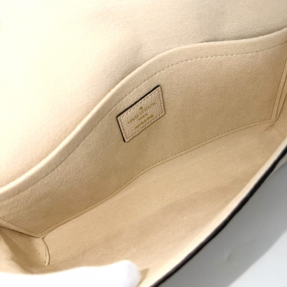 LOUIS VUITTON ルイヴィトン ショルダーバッグ モノグラムアンプラント ポシェットフェリシー チェーンウォレット 財布 クラッチバッグ ベージュ M82363 クリーム ゴールド金具 レディース【中古品】
