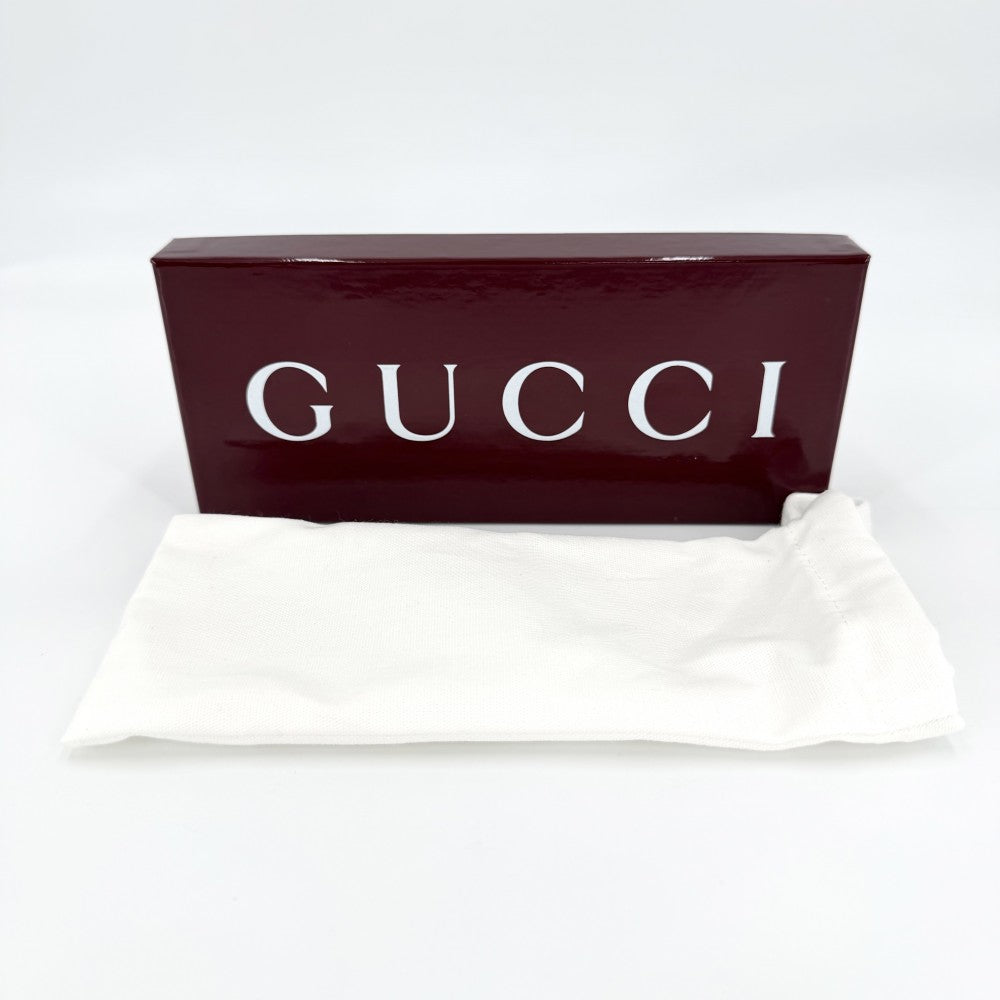 GUCCI グッチ キーリング ヒグチユウココラボ キーホルダー チャーム 猫 アクセサリー GGスプリーム 851743 レザー ブルー 青 ピンク ゴールド金具 レディース【中古品】