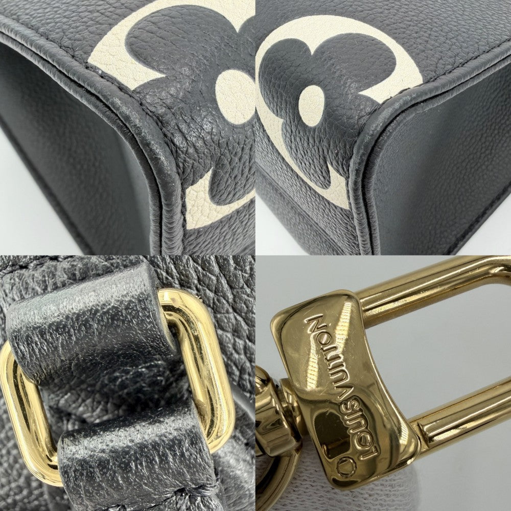 LOUIS VUITTON ルイヴィトン 2WAY バイカラーモノグラムアンプラント オンザゴーPM ハンドバッグ ショルダーバッグ M45659 ブラック 黒 ベージュ ゴールド金具 レディース【中古品】