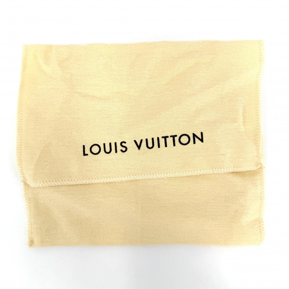 LOUIS VUITTON ルイヴィトン ハンドバッグ ミニポシェットアクセソワール アクセサリーポーチ N58010 ダミエアズールキャンバス ホワイト 白 ゴールド金具 レディース【中古品】