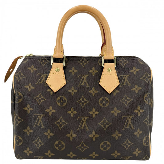 LOUIS VUITTON ルイヴィトン ハンドバッグ モノグラム スピーディ25 ミニボストンバッグ Speedy25 M41109 ブラウン 茶 ゴールド金具 レディース【中古品】