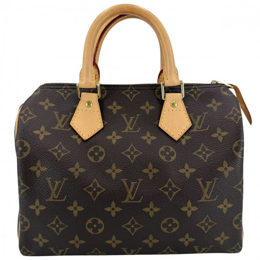 LOUIS VUITTON ルイヴィトン ハンドバッグ モノグラム スピーディ25 ミニボストンバッグ Speedy25 M41109 ブラウン 茶 ゴールド金具 レディース【中古品】