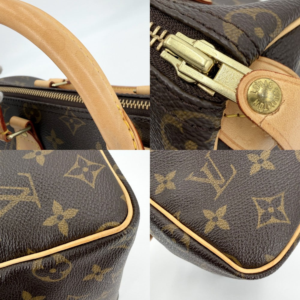 LOUIS VUITTON ルイヴィトン ハンドバッグ モノグラム スピーディ25 ミニボストンバッグ Speedy25 M41109 ブラウン 茶 ゴールド金具 レディース【中古品】