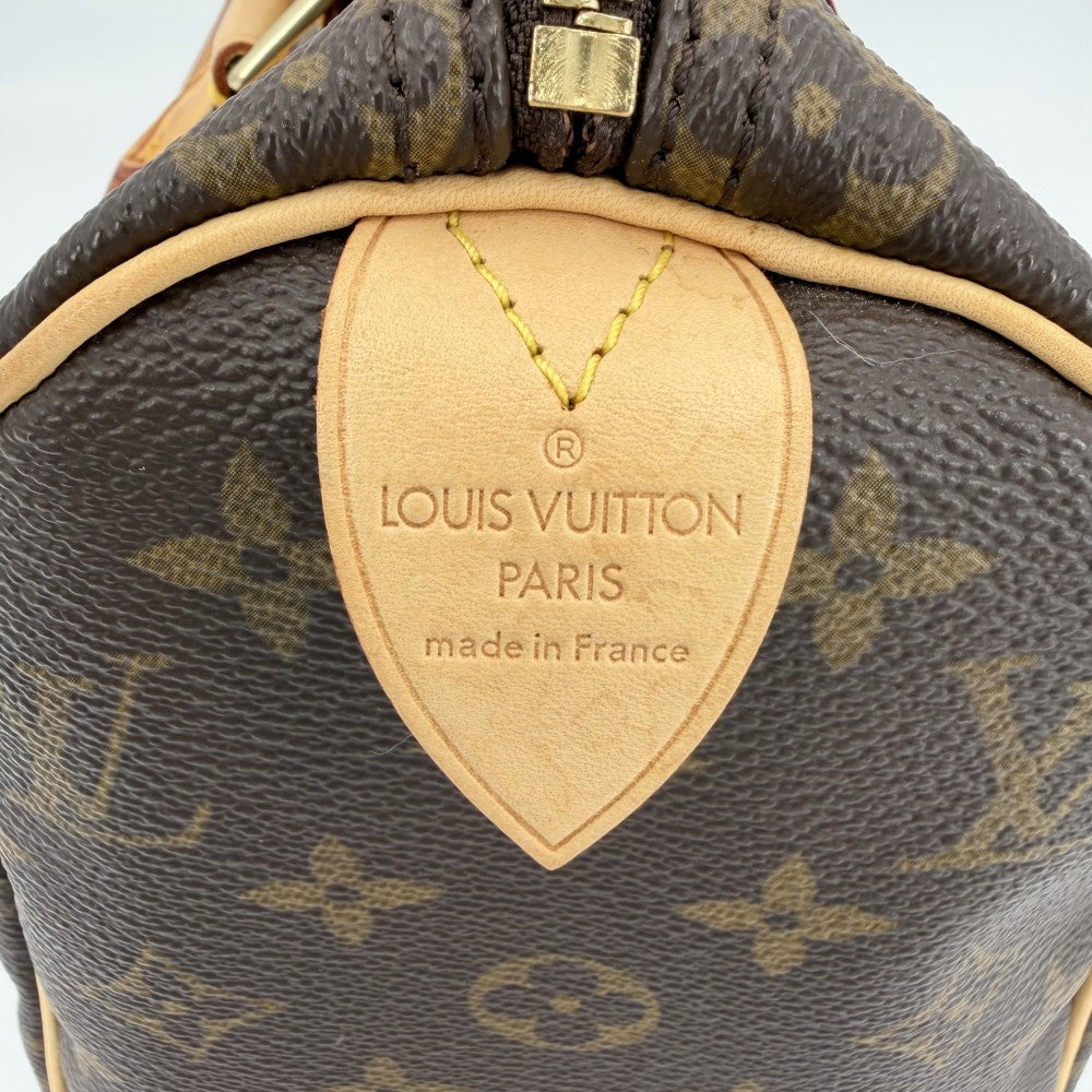 LOUIS VUITTON ルイヴィトン ハンドバッグ モノグラム スピーディ25 ミニボストンバッグ Speedy25 M41109 ブラウン 茶 ゴールド金具 レディース【中古品】