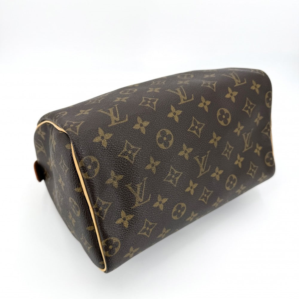 LOUIS VUITTON ルイヴィトン ハンドバッグ モノグラム スピーディ25 ミニボストンバッグ Speedy25 M41109 ブラウン 茶 ゴールド金具 レディース【中古品】