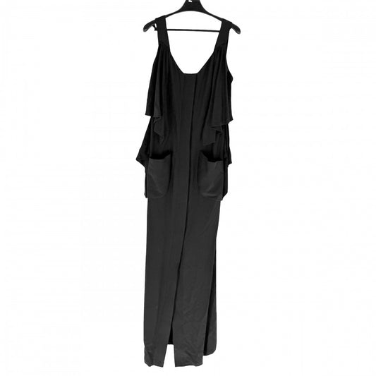 【秋物特集】 CHANEL シャネル ワンピース ノースリーブ ヴィンテージ アパレル 服 38 ブラック 黒 秋 シルク レディース【中古品】