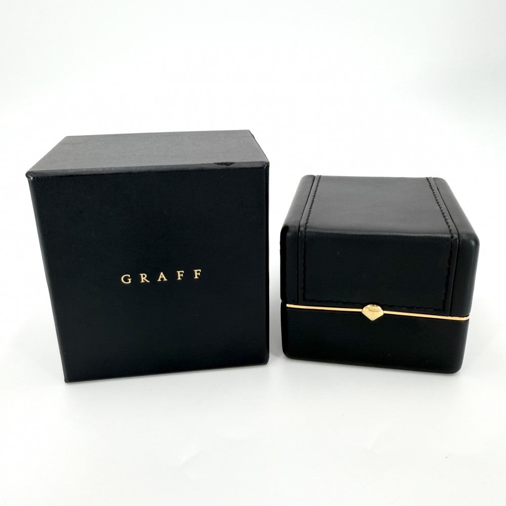 GRAFF グラフ 指輪 バタフライ シルエット ミニリング ジュエリー アクセサリー 18金WG Au750 K18ホワイトゴールド ダイヤモンド0.40ct 約12号 レディース 約3.1g【中古品】