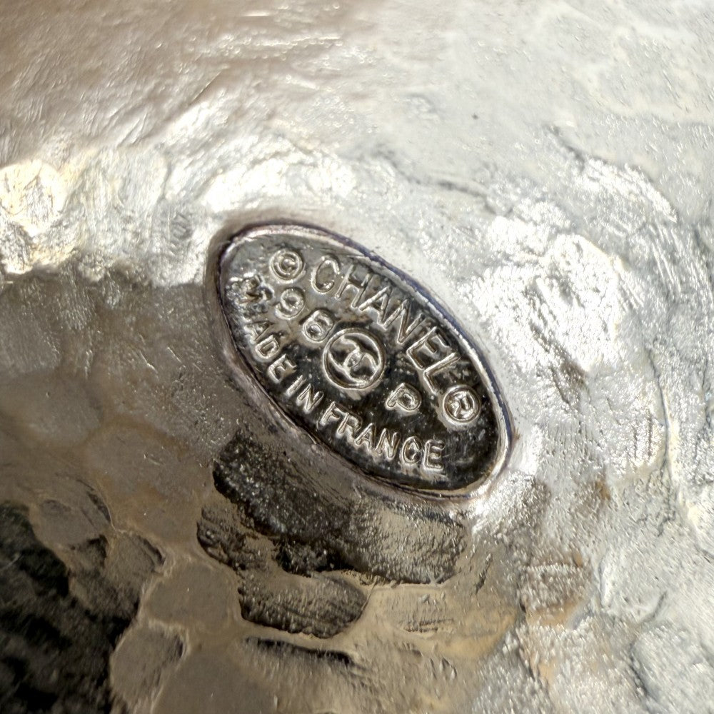 CHANEL シャネル ブローチ ストーン ココマーク アクセサリー ヴィンテージ ラウンド GP 96P ゴールド レディース 約31.8g 1996年【中古品】