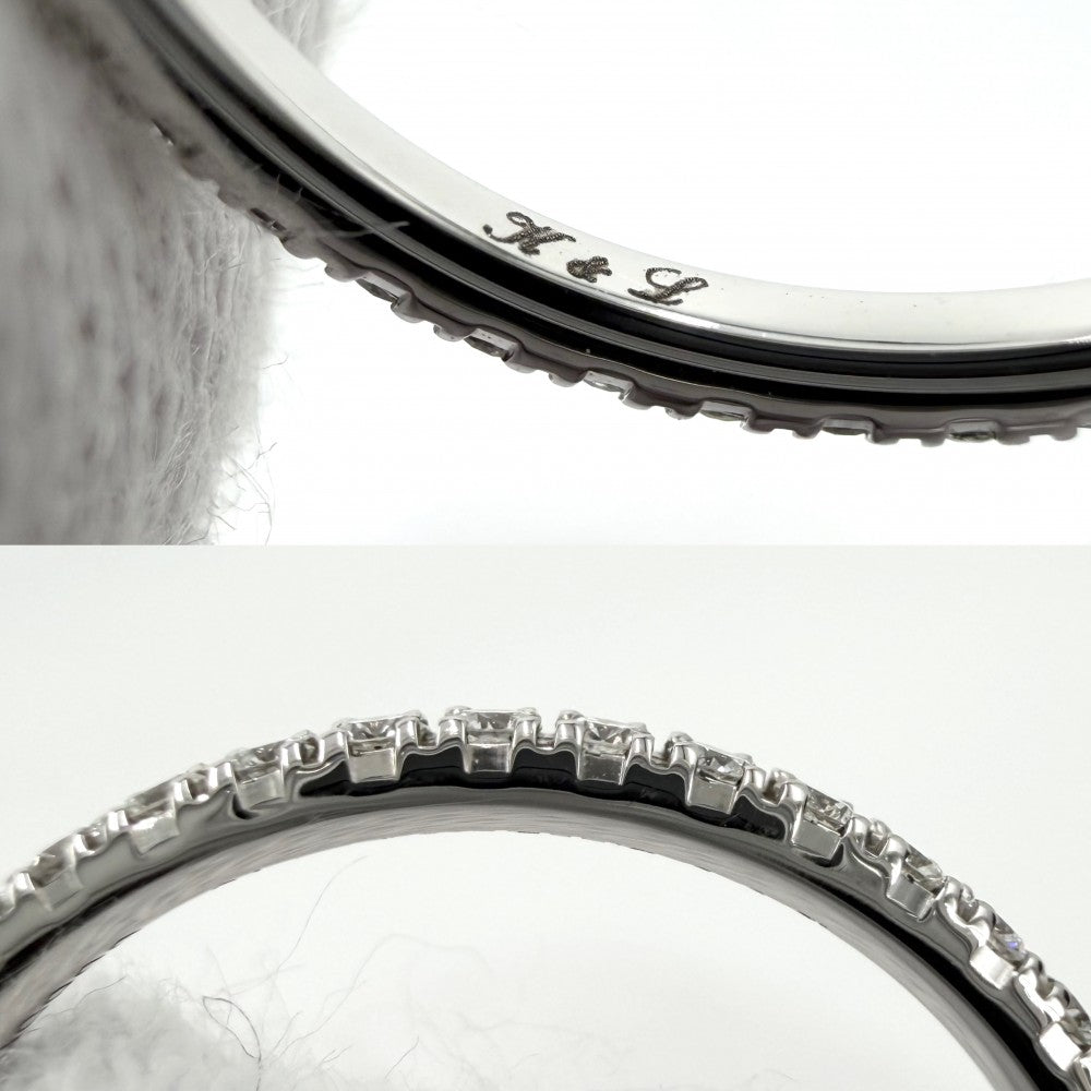 Boucheron ブシュロン 指輪 エピュール リング フルエタニティ アクセサリー ジュエリー 46サイズ 18金WG 750 K18ホワイトゴールド 約6号 シルバー レディース 約1.1g【中古品】