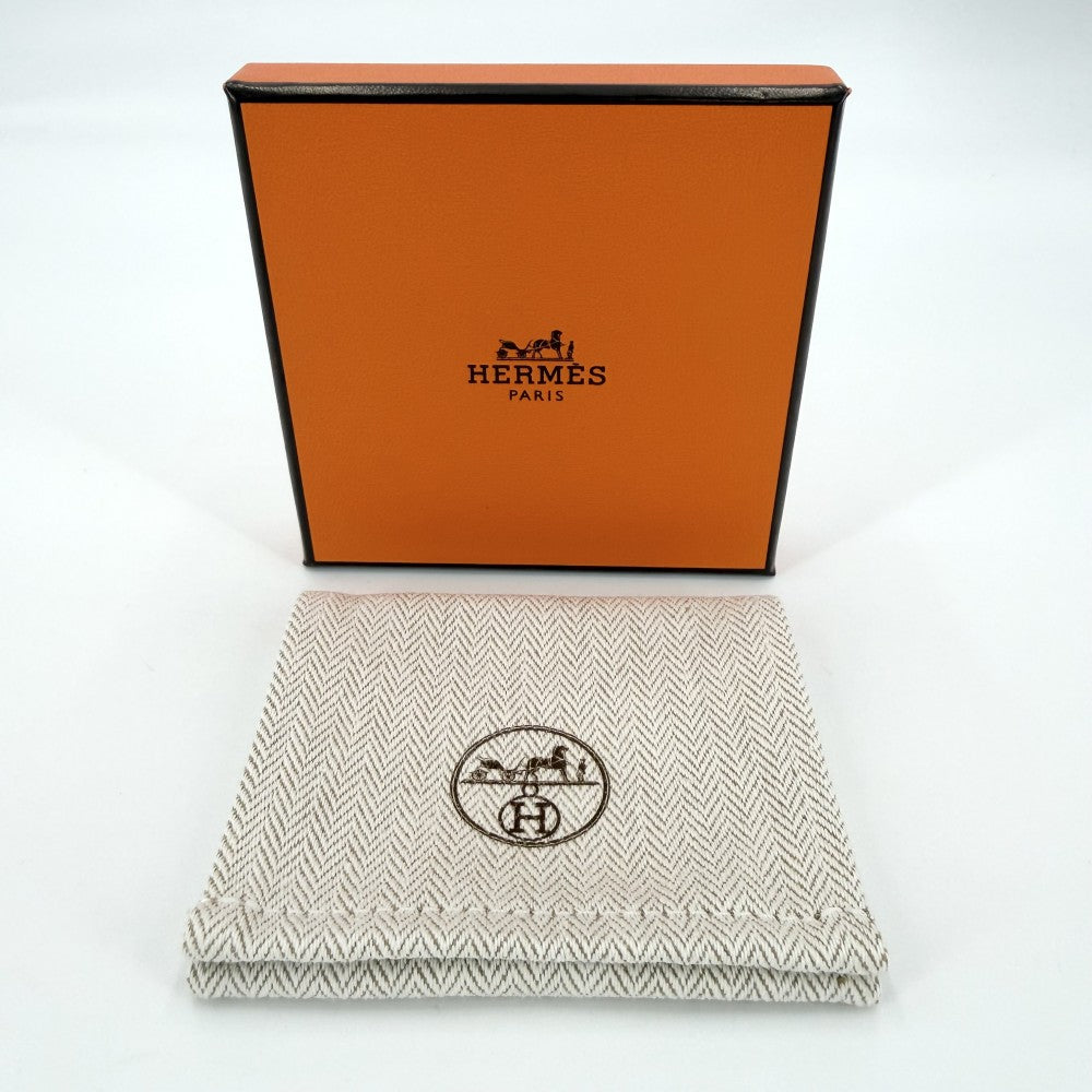 HERMES エルメス バングル エマイユ エナメルブレスレット アクセサリー 小物 七宝焼き ピンク ゴールド金具 レディース 約11.8g【中古品】