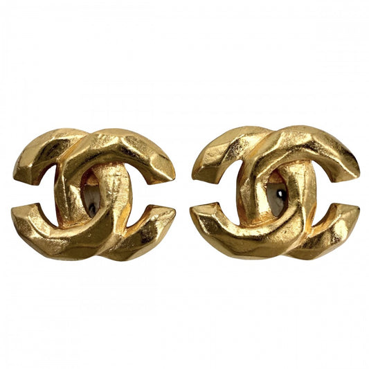 CHANEL シャネル イヤリング ココマーク アクセサリー ヴィンテージ GP 99P ゴールド レディース 約8.0g 1999年【中古品】