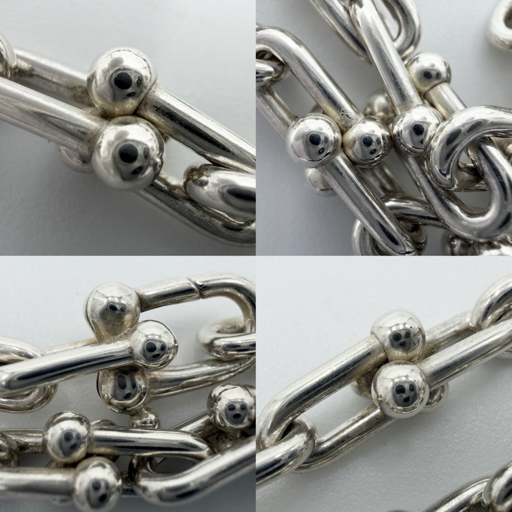 TIFFANY&Co. ティファニー ネックレス ハードウェア スモールリンク ジュエリー アクセサリー シルバー925 レディース 約43.8g【中古品】