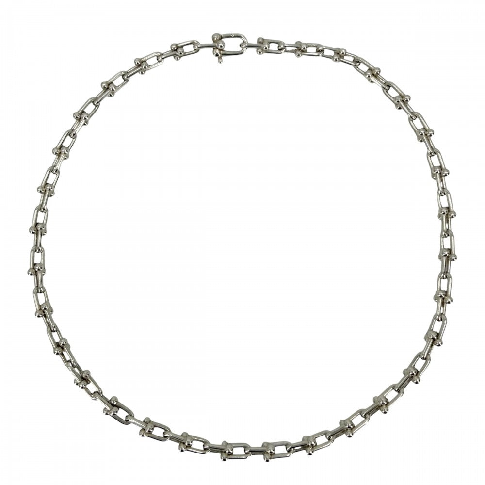 TIFFANY&Co. ティファニー ネックレス ハードウェア スモールリンク ジュエリー アクセサリー シルバー925 レディース 約43.8g【中古品】