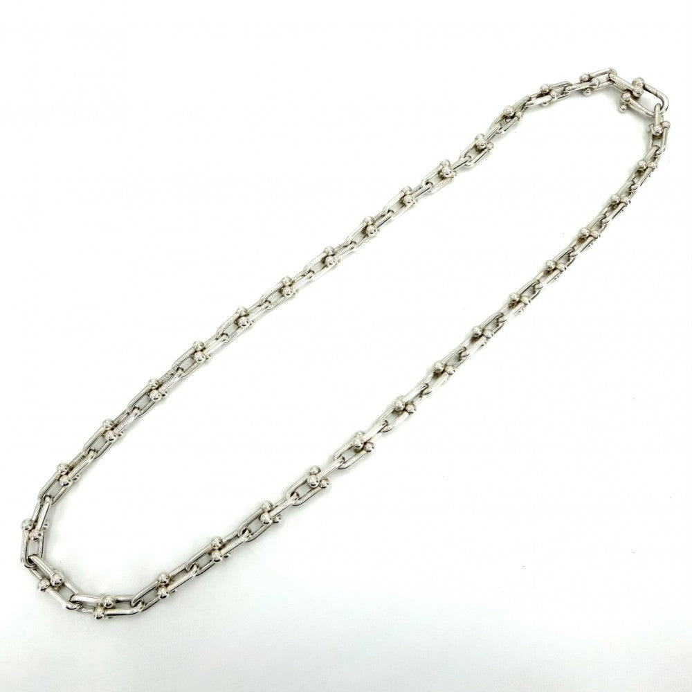 TIFFANY&Co. ティファニー ネックレス ハードウェア スモールリンク ジュエリー アクセサリー シルバー925 レディース 約43.8g【中古品】