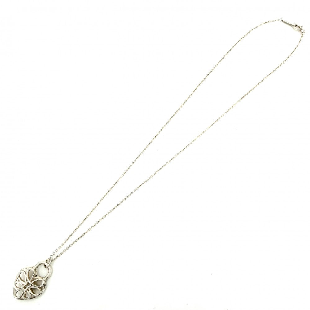 TIFFANY&Co. ティファニー ネックレス フィリグリー ジュエリー ハート アクセサリー シルバー925 レディース 約2.6g【中古品】