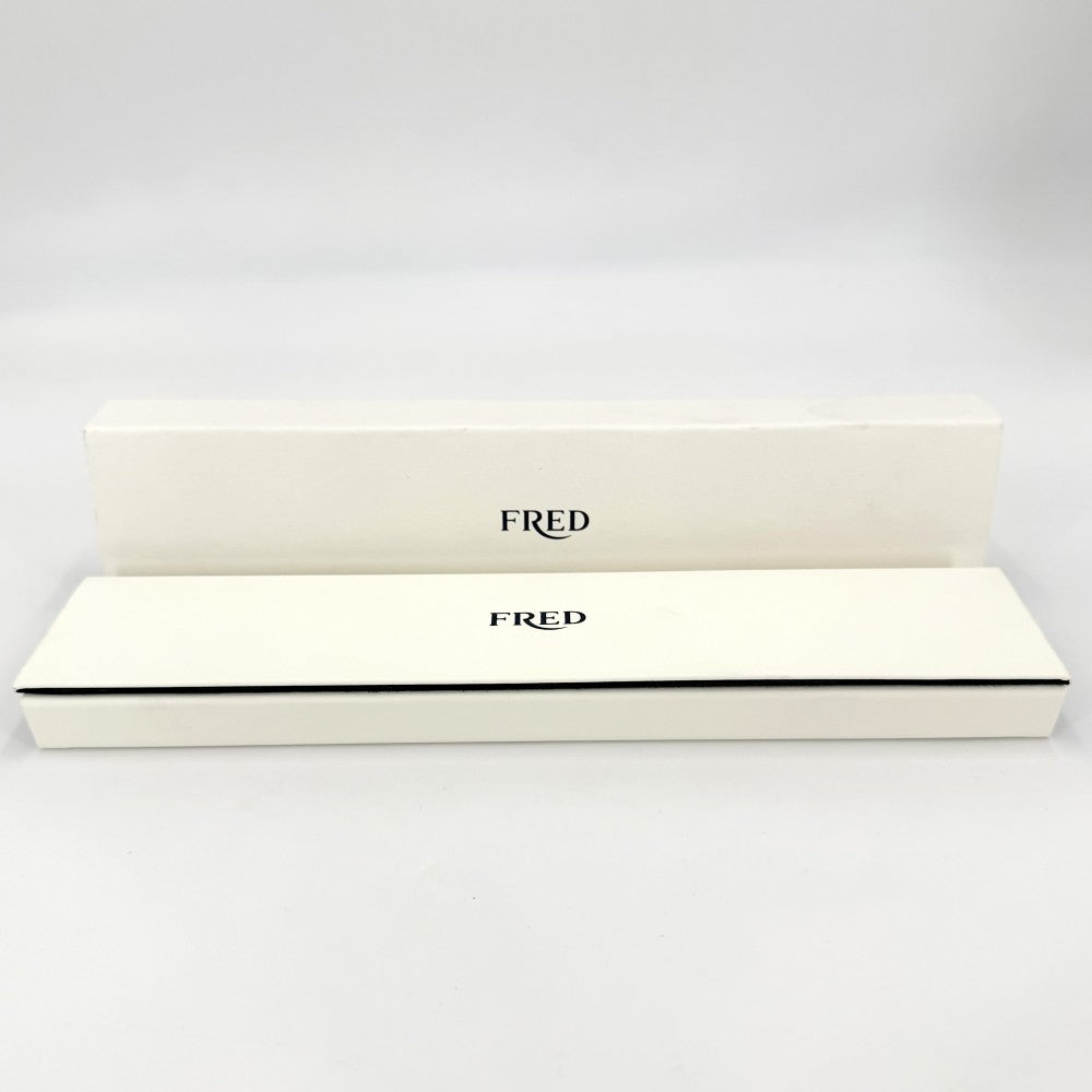 FRED フレッド ブレスレット フォース10 ラージモデル ジュエリー アクセサリー チタン ブラックダイヤモンド0.32ct ブラック 黒 ユニセックス 約5.6g【中古品】
