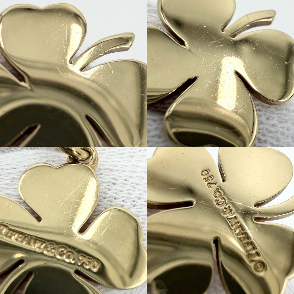TIFFANY&Co. ティファニー ネックレス クローバー 18金YG Au750 ジュエリー アクセサリー K18イエローゴールド レディース 約5.1g【中古品】