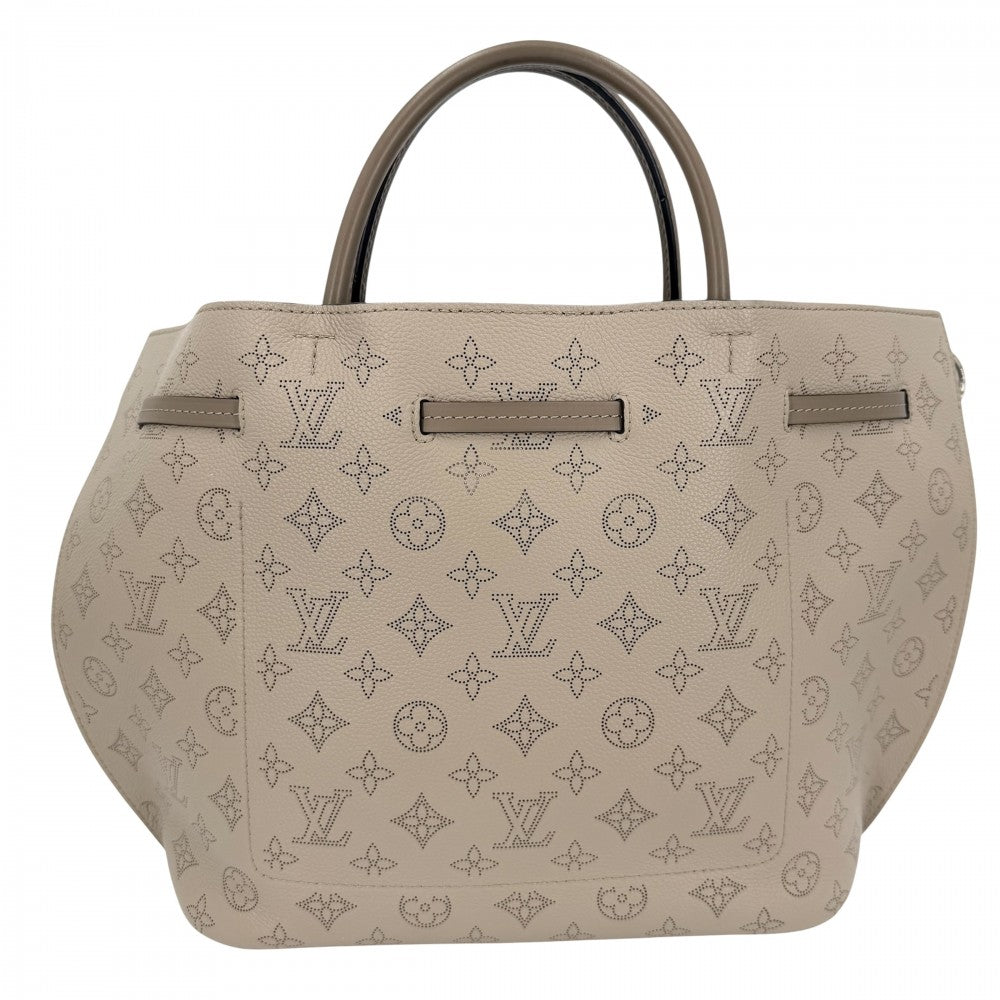 LOUIS VUITTON ルイヴィトン 2WAY モノグラムマヒナ ジロラッタ ショルダーバッグ トートバッグ グレージュ ベージュ かばん 鞄 M54403 ガレ シルバー金具 レディース【中古品】