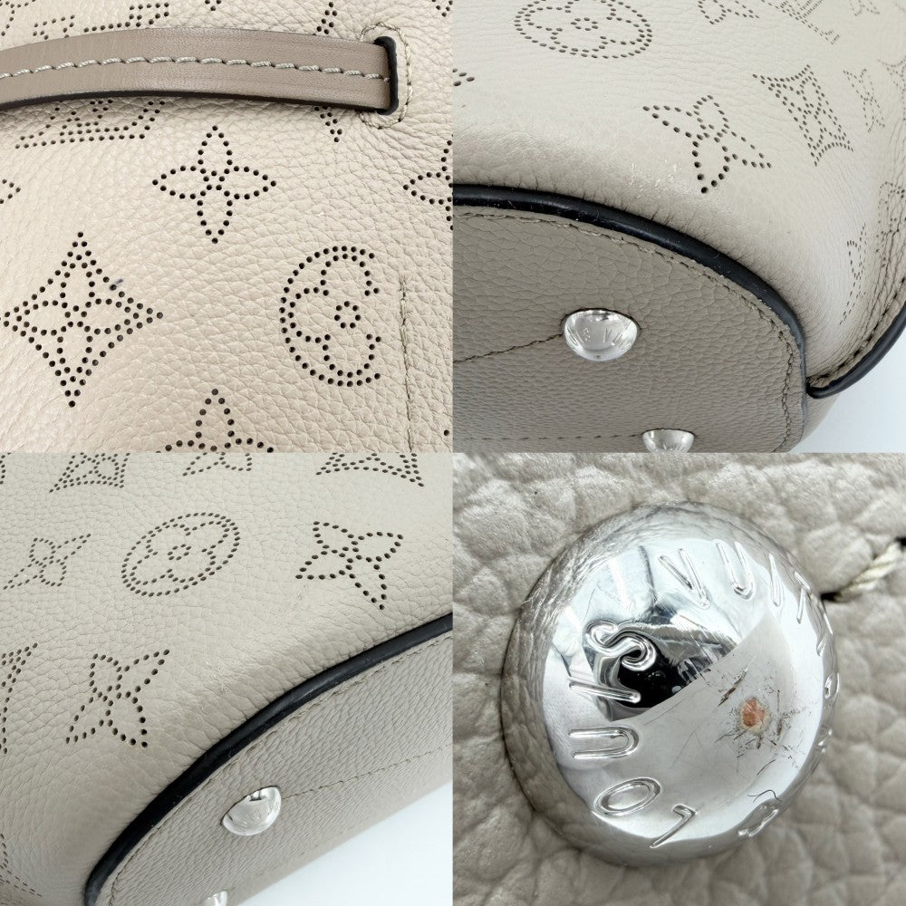 LOUIS VUITTON ルイヴィトン 2WAY モノグラムマヒナ ジロラッタ ショルダーバッグ トートバッグ グレージュ ベージュ かばん 鞄 M54403 ガレ シルバー金具 レディース【中古品】