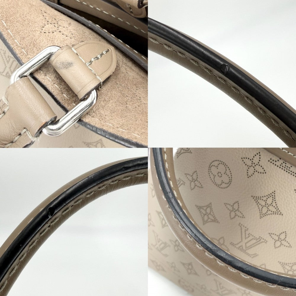 LOUIS VUITTON ルイヴィトン 2WAY モノグラムマヒナ ジロラッタ ショルダーバッグ トートバッグ グレージュ ベージュ かばん 鞄 M54403 ガレ シルバー金具 レディース【中古品】