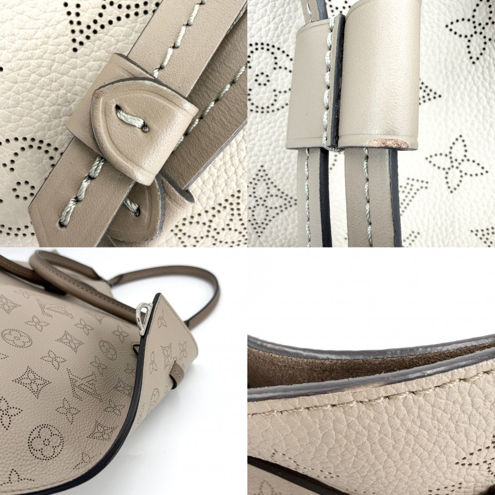LOUIS VUITTON ルイヴィトン 2WAY モノグラムマヒナ ジロラッタ ショルダーバッグ トートバッグ グレージュ ベージュ かばん 鞄 M54403 ガレ シルバー金具 レディース【中古品】