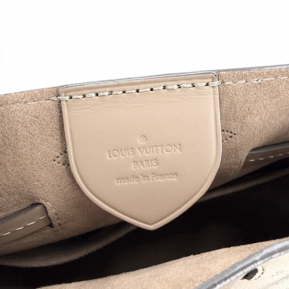 LOUIS VUITTON ルイヴィトン 2WAY モノグラムマヒナ ジロラッタ ショルダーバッグ トートバッグ グレージュ ベージュ かばん 鞄 M54403 ガレ シルバー金具 レディース【中古品】