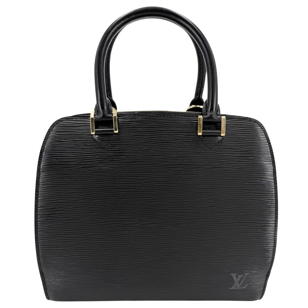 LOUIS VUITTON ルイヴィトン ハンドバッグ エピ ポンヌフ ブラック 黒 M52052 ノワール ゴールド金具 レディース【中古品】