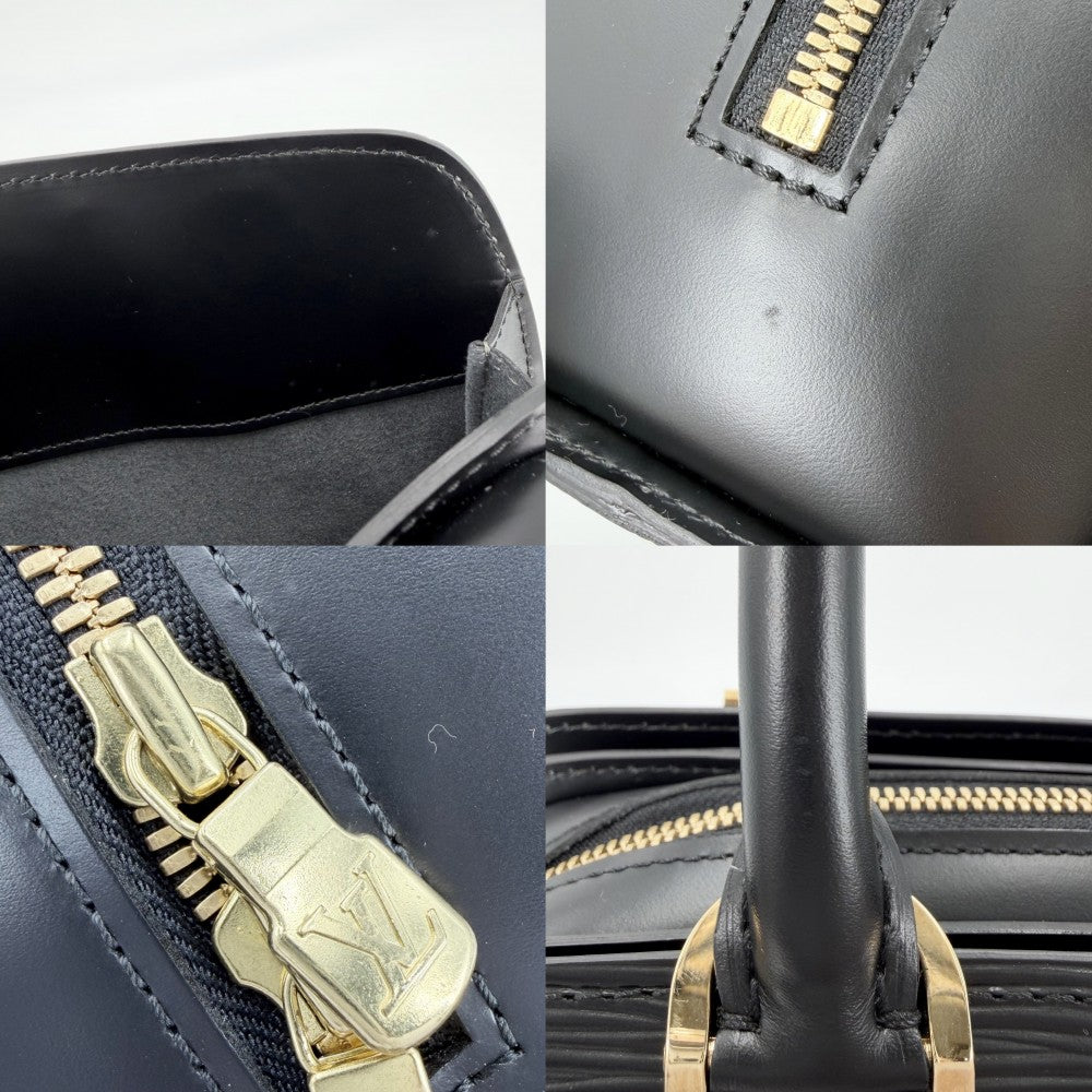 LOUIS VUITTON ルイヴィトン ハンドバッグ エピ ポンヌフ ブラック 黒 M52052 ノワール ゴールド金具 レディース【中古品】