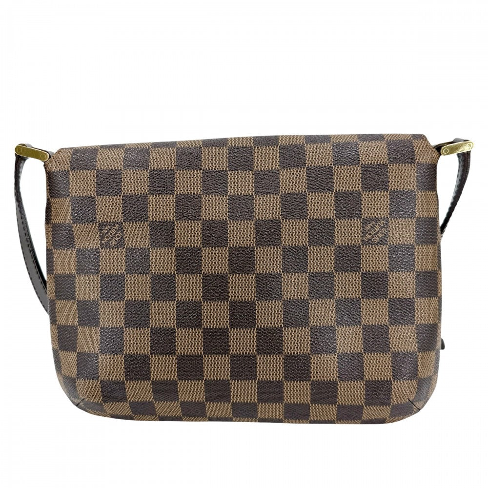 LOUIS VUITTON ルイヴィトン ショルダーバッグ ミュゼットタンゴ ロングショルダー N51301 ダミエキャンバス ブラウン 茶 ゴールド金具 レディース【中古品】
