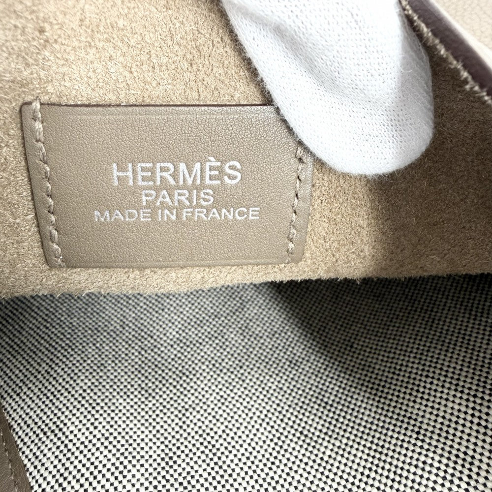 HERMES エルメス ショルダーバッグ アルソン ブラウン 茶 B刻印 トゴ ヴォースイフト エトゥープ シルバー金具 レディース 2023年【中古品】