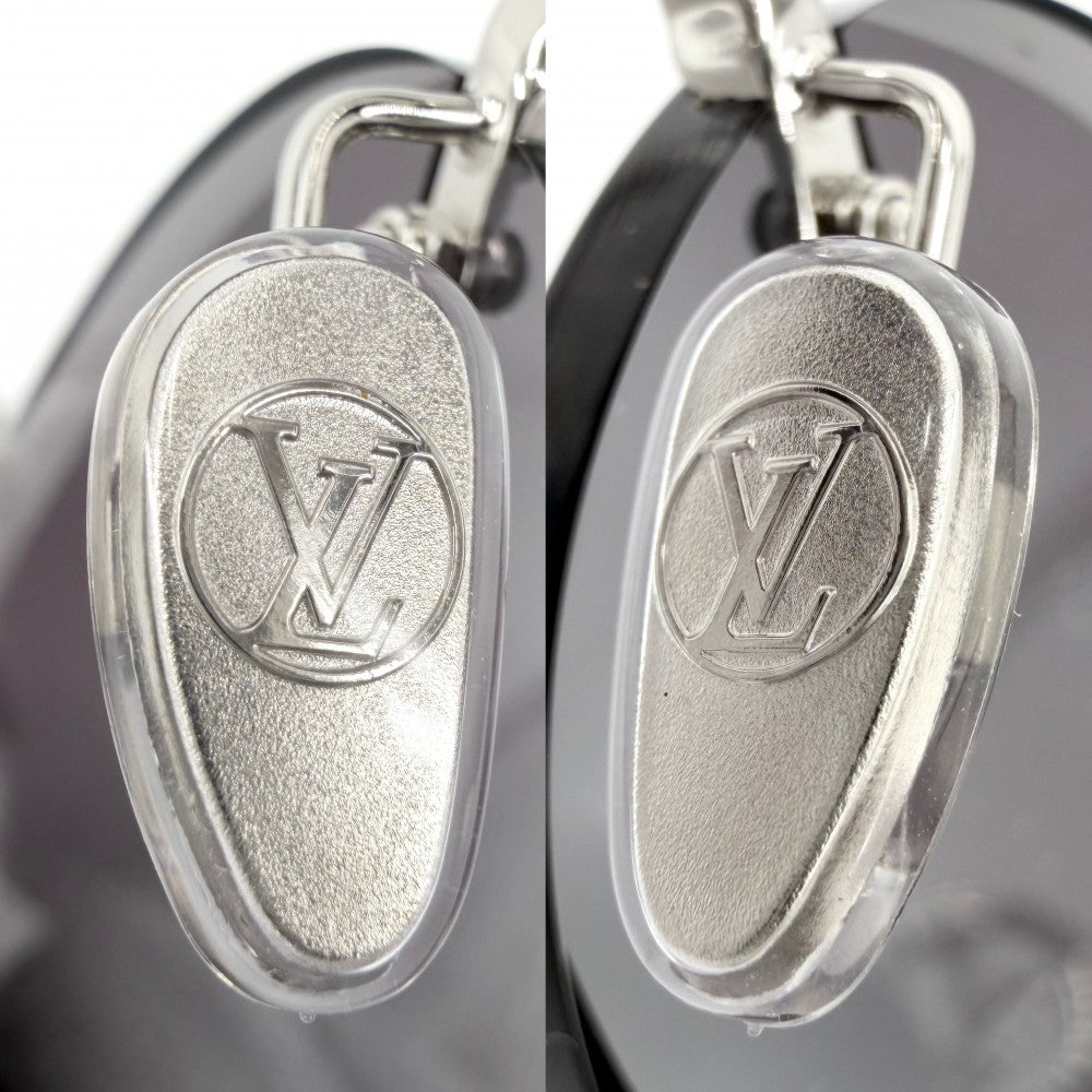 LOUIS VUITTON ルイヴィトン サングラス モノグラムフラワー ジュエルパール オーバル ファッションアイテム アイウェア 眼鏡 Z3166U メタル フェイクパール グレー系 シルバー金具 レディース【中古品】