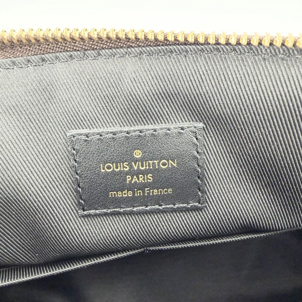 LOUIS VUITTON ルイヴィトン 2WAY ダミエ オデオントートMM ハンドバッグ ショルダーバッグ ブラウン 茶 N45283 ゴールド金具 レディース【中古品】