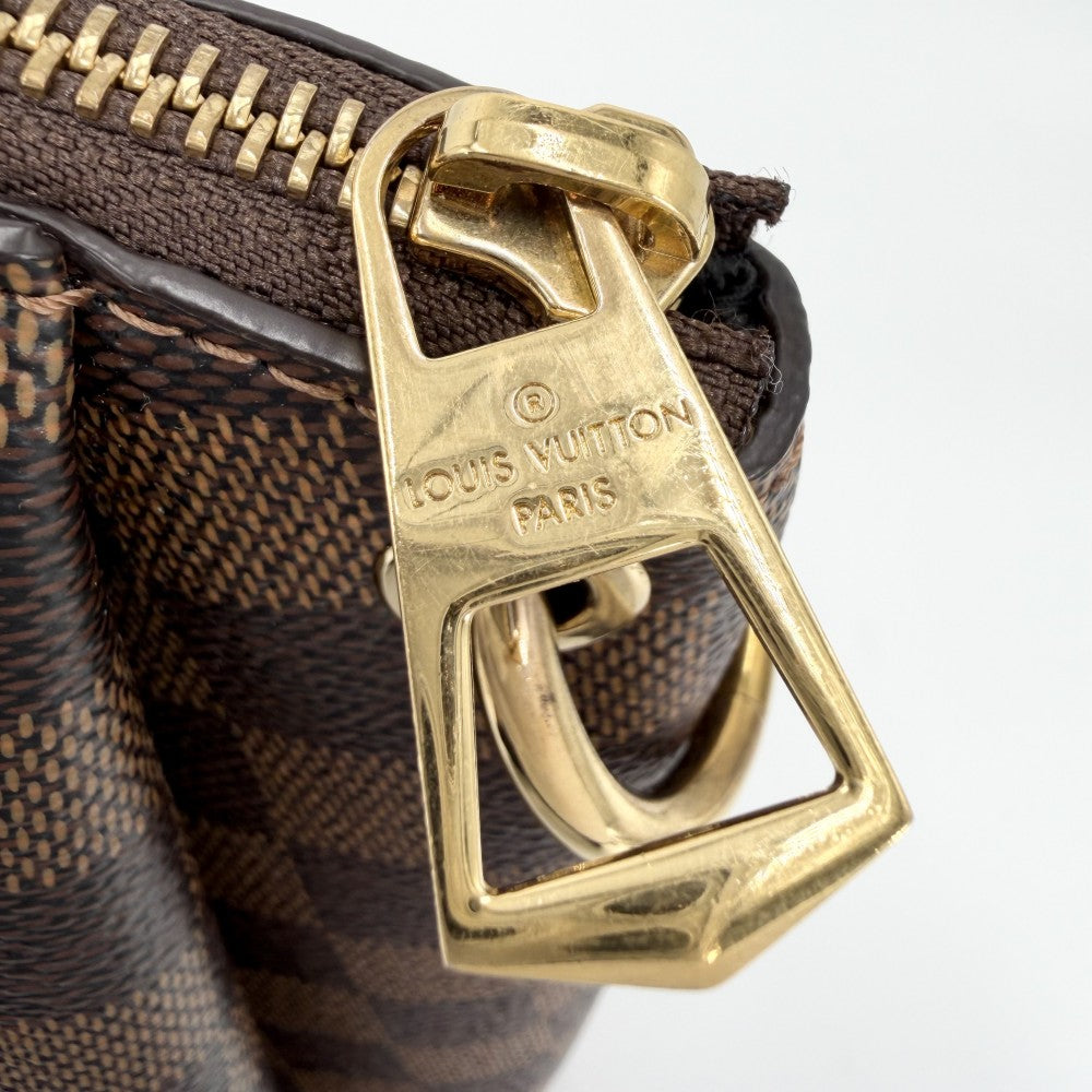 LOUIS VUITTON ルイヴィトン 2WAY ダミエ オデオントートMM ハンドバッグ ショルダーバッグ ブラウン 茶 N45283 ゴールド金具 レディース【中古品】