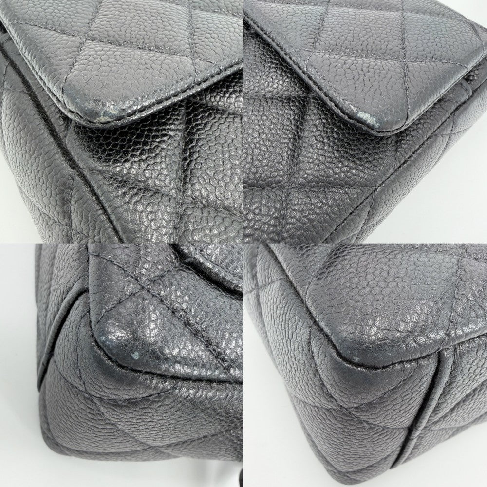 CHANEL シャネル ショルダーバッグ マトラッセ ブラック 黒 ゴールド金具 レディース【中古品】